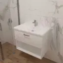 Kolpa ormarić sa umivaonikom i fiokom Evelin OUE II 80cm White 573890