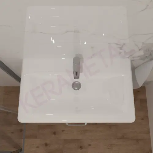 Kolpa ormarić sa umivaonikom i fiokom Evelin OUE II 80cm White 573890