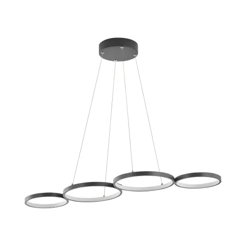 Braytron LED Plafonjera Okrugla 60W Crni IP20 BH17-04191