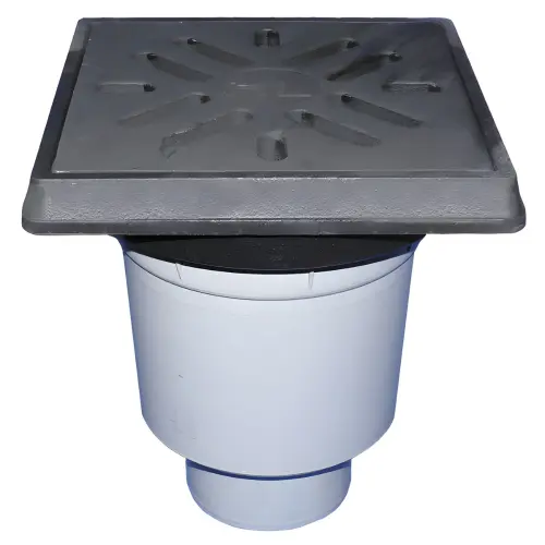 HL606.1 Perfekt slivnik DN110 vertikalni 244x244 mm plastika /226x226 mm…