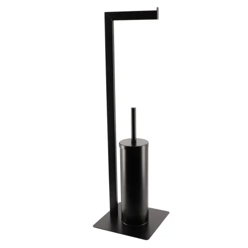 Tendance Samostojeći Držač toalet papira i wc četke 21X12X69CM METAL Crna 