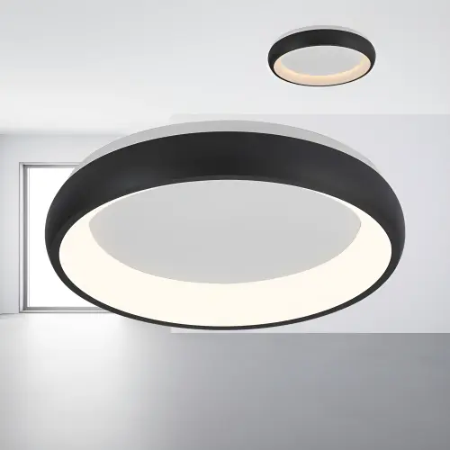 Braytron LED Plafonjera Okrugla 36W Crni CCT IP20 BH17-02381