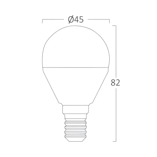 Braytron LED Sijalica Mini Kugla 6.5W E14 P45 6500K BA11-00713