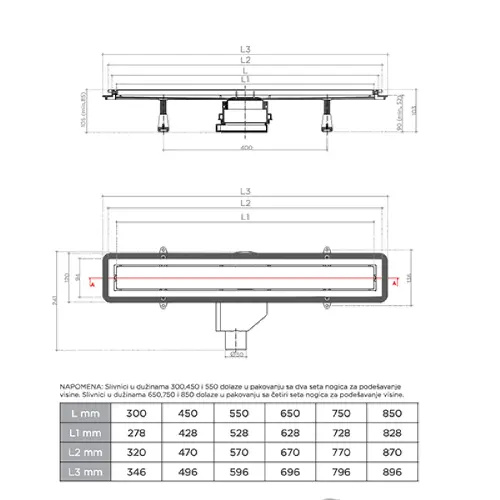 Peštan Premium Line 750mm 13100005