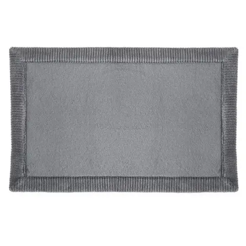 Five prostirka za KUPATILO MODERN 80X50CM poliester/PU/PVC SIVA