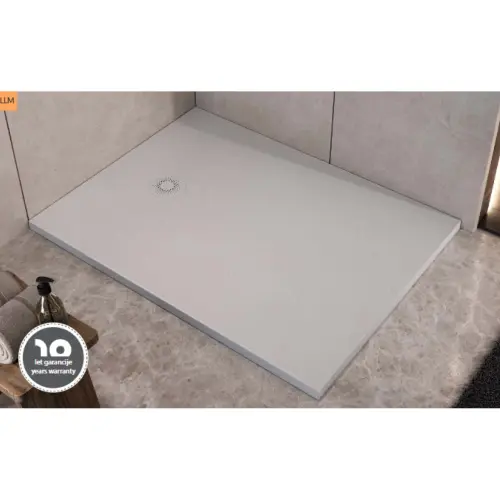 Kolpa Tuš kada Hopp 90x80 - Liveni mermer Bela 575210
