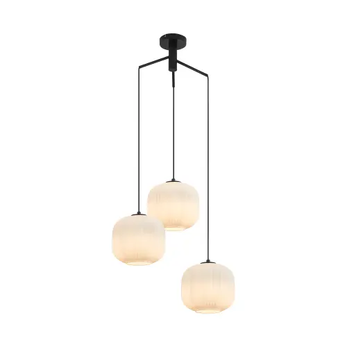 Braytron Visilica 3-Glava E27 Opal/Crni BV01-00091