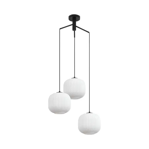 Braytron Visilica 3-Glava E27 Opal/Crni BV01-00091