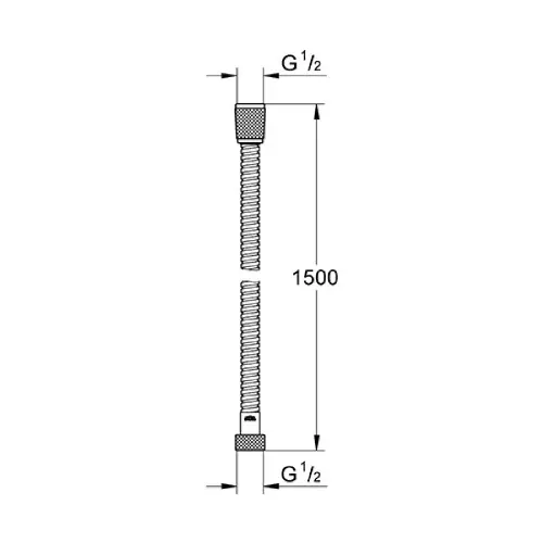 Grohe Relexa tuš crevo 1500mm 28105000