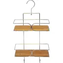 Tendance Dvostruka viseća polica 25X11X50 CM METAL/BAMBUS BAMBUS