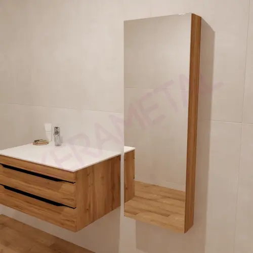 Kolpa ormarić s ogledalom Malaya M 1302/15 Natur oak 573760
