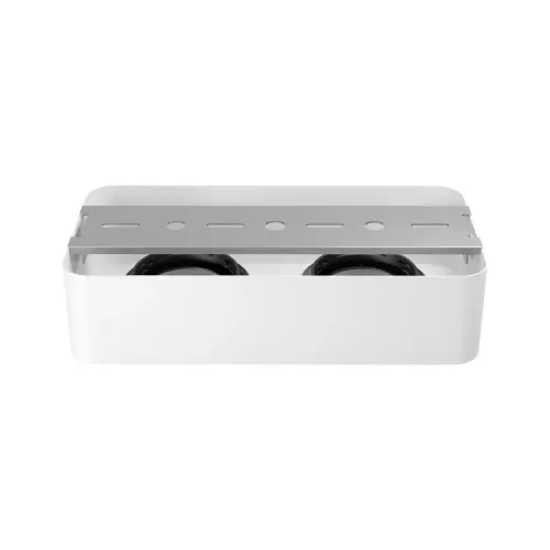 Braytron Nadgradni Spot Kvadratni Dvostruki 20W Beli/Crni CCT BH04-00060