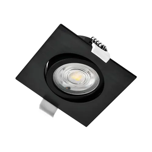 Braytron LED Spot Svetiljka Kvadratna 7W Crna CCT BD02-10781