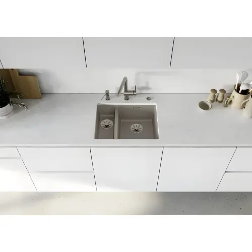 Blanco dvodelni dodatak sifonu saten platinum 207410
