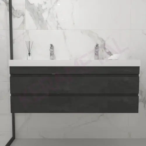 Kolpa ormarić sa umivaonikom Naomi OUN 120cm Dark concrete 546050