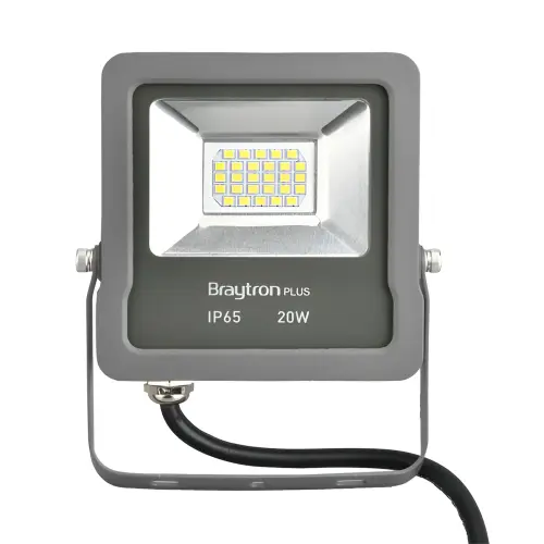 Braytron LED Reflektor 20W Sivi 3000K IP65 BT61-02002