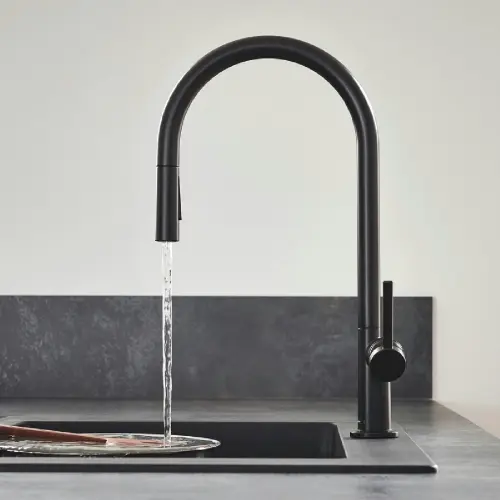 Hansgrohe Talis za sudoperu 210 sa izvlačnim tušem matt BLACK 72800670