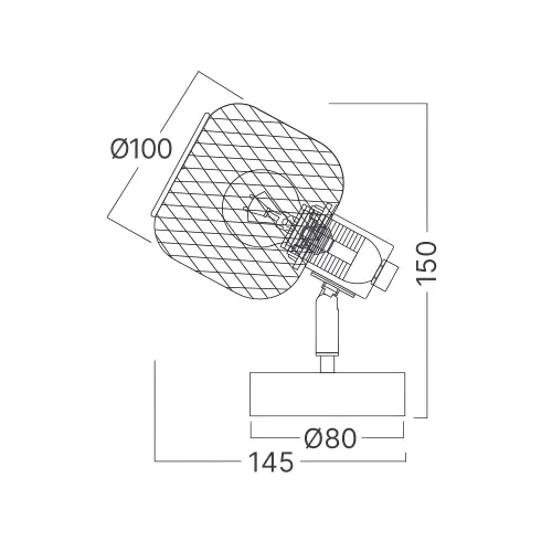 Braytron Plafonjera E14 Drvo BV03-00010