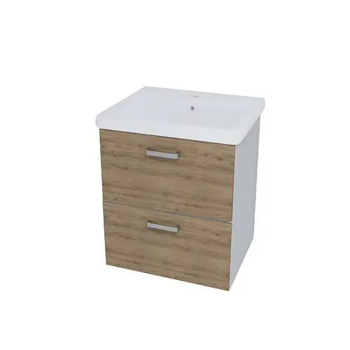 Kolpa Evelin OUE 55 II/2 GRAY/OAK ormarić SA umivaonikom