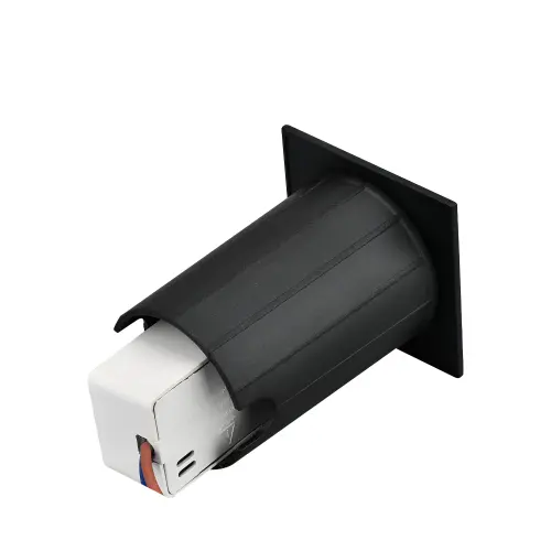 Braytron LED Zidna Svetiljka Kvadratna 2W Crni 3000K IP65 BG38-02301