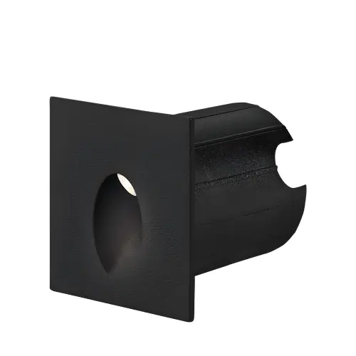 Braytron LED Zidna Svetiljka Kvadratna 2W Crni 3000K IP65 BG38-02301