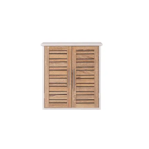 Tendance kupatilski ormarić sa 2 vrata i 1 policom STOCKHOLM 52X22X55CM MDF BAMBUS Bela