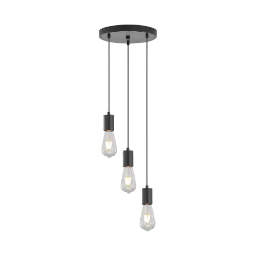 Braytron Visilica 3-Glava E27 Crni BV04-00061