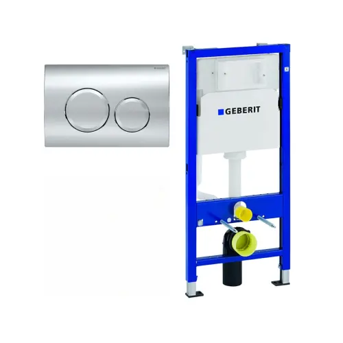 Geberit Duofix element za konzolnu WC šolju 112 cm, sa Delta ugradnim vodokotlićem 12 cm, i tipkom Delta20 458.134.21.2