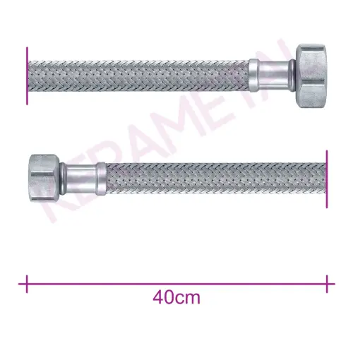 Remer brinoks FX 1/2 3/8 FF x 40 inox
