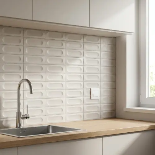 Marazzi Confetto Bianco STR. 3D Savoiardo 5x15cm MEUV