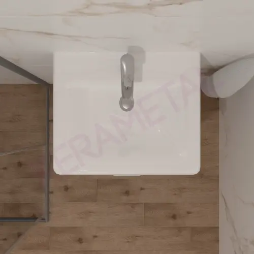 Kolpa ormarić sa umivaonikom i fiokom Evelin OUE II 55cm Gray/Oak 562070