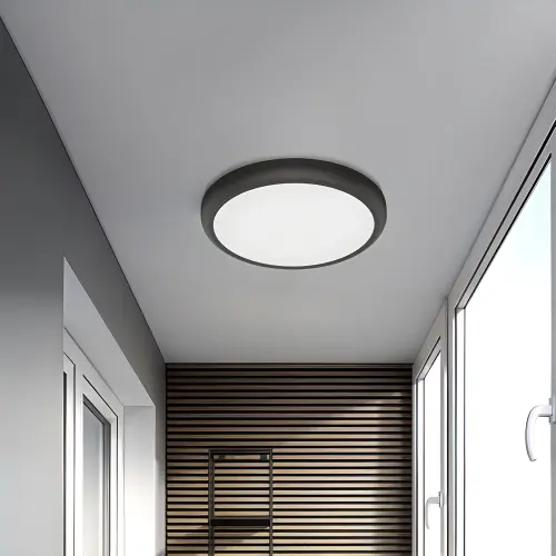 Braytron LED Panel Nadgradni Okrugli 20W Crni CCT BP03-72081