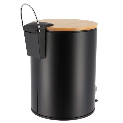 Tendance kanta za smeće 25L na papučicu Soft CLOSE 23X17X205CM METAL/BAMBUS Crna 