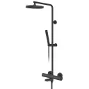 Rosan S4 Black Usponski tuš sa izlivom 437351B