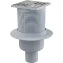 Alca Podni slivnik APV2 105X105/50mm vertikalni mokri sifon INOX
