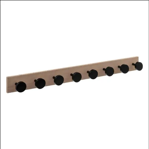 Five Čiviluk sa 8 okruglih kukica 8x6,5x80 drvo