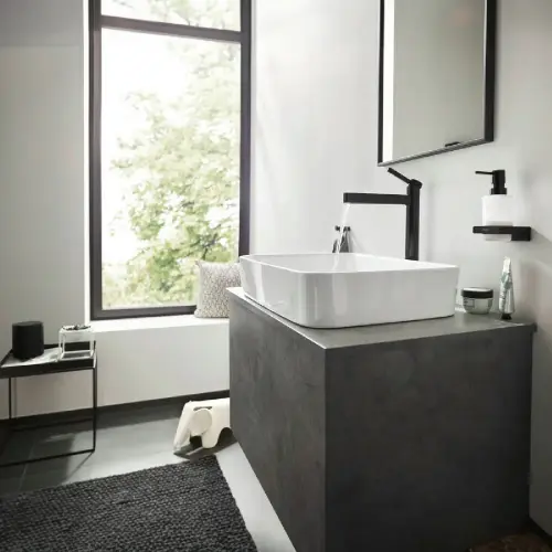 Hansgrohe držač tečnog sapuna Addstoris CRNI MAT 41745670