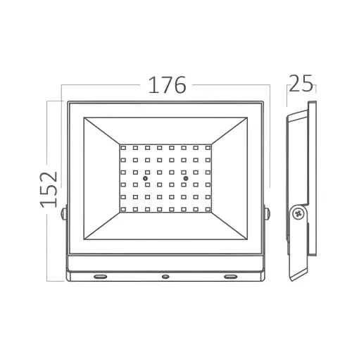 Braytron LED Reflektor 50W Crni 6500K IP65 BT66-05031