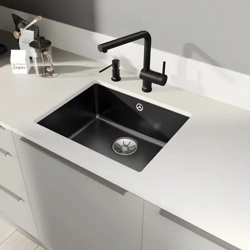 Blanco SUBLINE 500-U keramička PPLUS Crna 