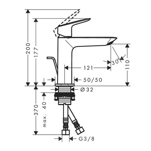 Hansgrohe Logis FINE 110 za umivaonik 71251000