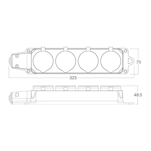 Braytron Produžni Kabl EU IP44 BY72-01004