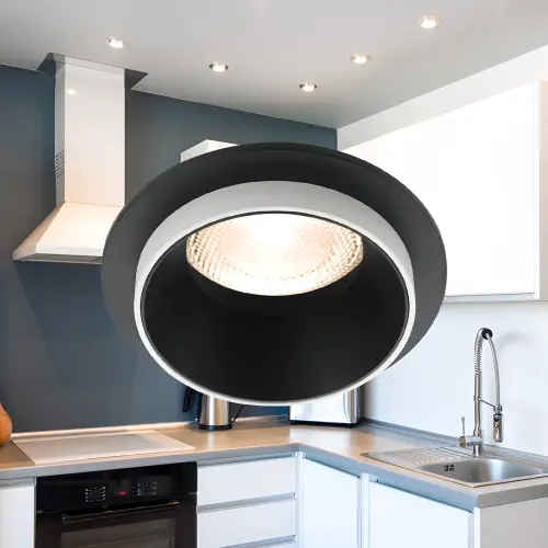 Braytron GU10 Ugradna Rozetna Okrugla Crna/Bela BH03-06042