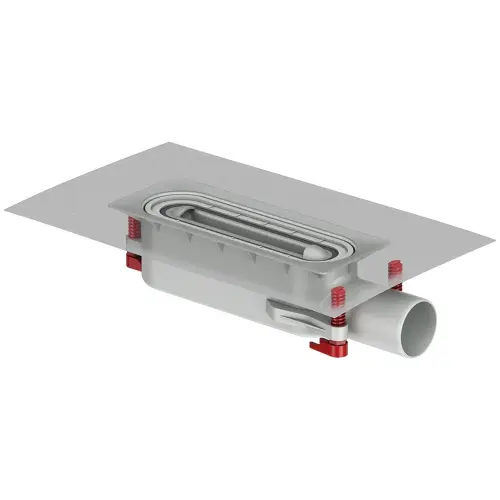 Aco ShowerDrain S+ Telo slivnika (pliće) DN50 mm h=70-160mm 9010.51.21