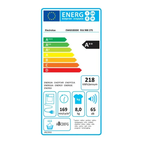 Electrolux mašina za sušenje veša EW6D283DE