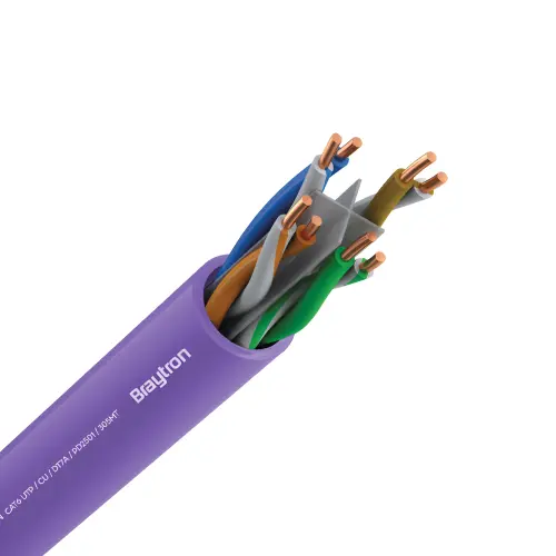 Braytron Data Kabl CAT6 Utp CU Ljubičasti 305M BZ20-00419