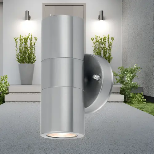Braytron GU10 Zidna Svetiljka Double Nikl IP44 BG32-00324