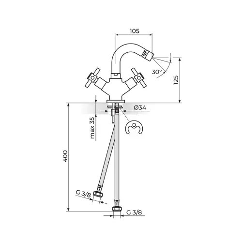 Rosan XO za bide XO39101