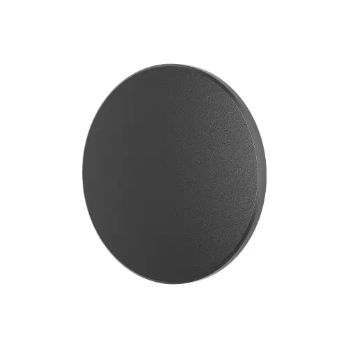 Braytron LED Zidna Svetiljka Okrugla 8W Crni CCT IP65 BG37-00081