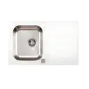Metalac ONIX usadna 1D 800x500 sa pop - up sifonom fi 90 Bela 800 x 500 137892