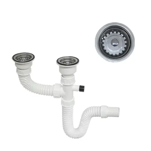 Texo Flex sifon S-DVODELNI FI 60 sa RESETKASTIM UMETKOM I PRIKLJUCKOM